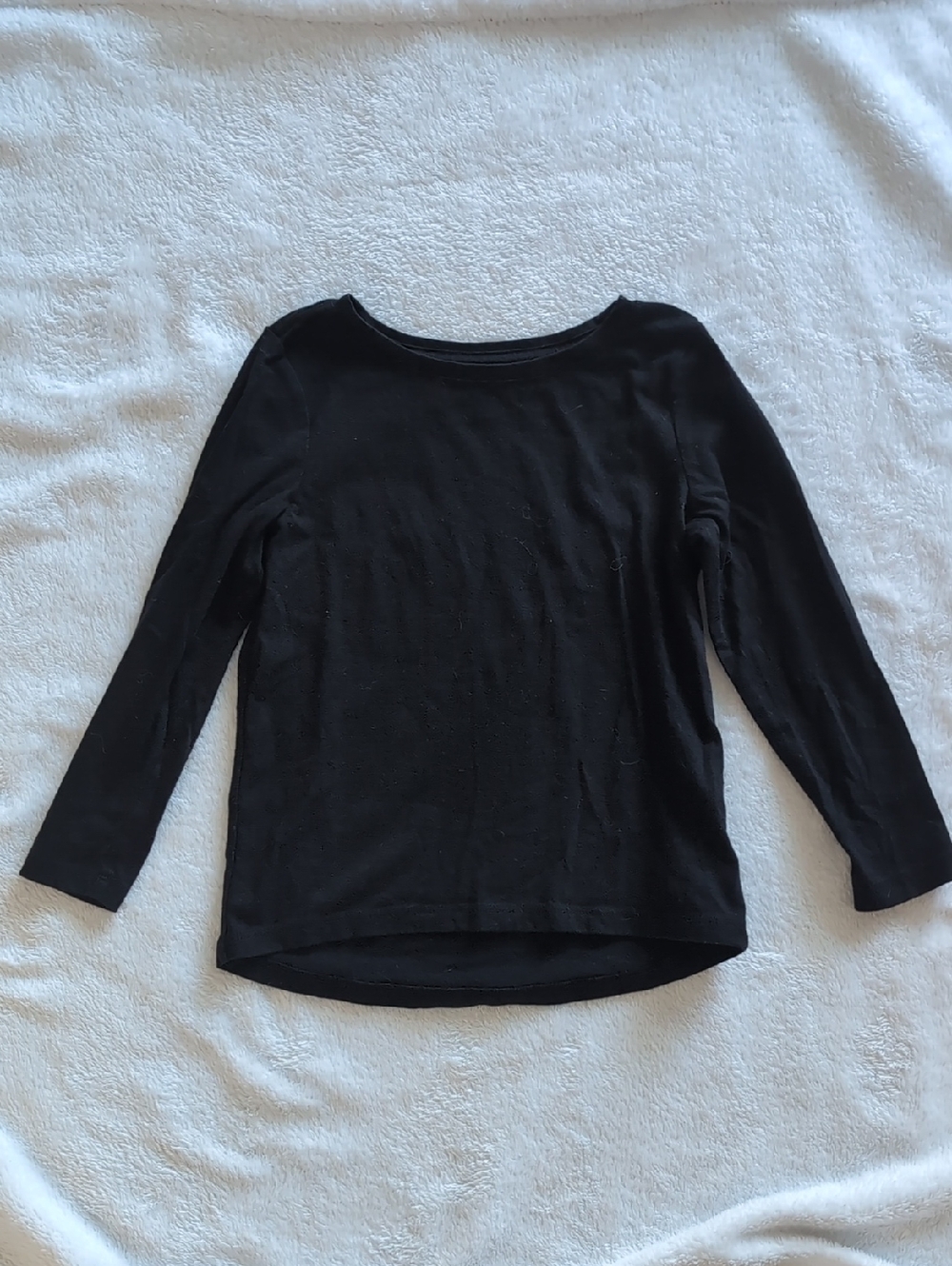 Old Navy Black Softest Tee Crewneck Long Sleeve